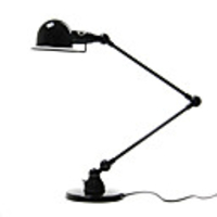 Modern Stylish Table Light Swing Arm Painted Black