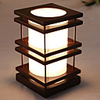 Modern Tower-shaped Natural Wooden Table Lamp Bedside Lamp