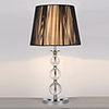 Modern Triple-Ball Crystal Table Lamp