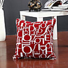 Modern Vivid Words Pattern Pillow With Insert