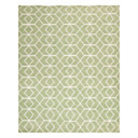 Modern Wool Tufted Area Rug With Geometric Figure 5