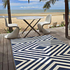 Modern Wool Tufted Area Rug With Geometric Pattern 5