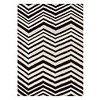 Modern Wool Tufted Area Rug With Geometric Pattern 5