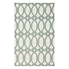 Modern Wool Tufted Area Rug With Oval Pattern 5