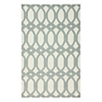 Modern Wool Tufted Area Rug With Oval Pattern 5