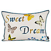 Modern Words Dream Cotton Decorative Pillow Cover