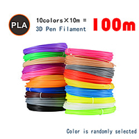 Myriwell PLA 1.75mm filament 10colors 10m Random color selected 3d printed pla 1.75mm 3d pen plastic 3d printer pla filament 3d pens pla Environmental Safety Lightinthebox