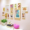 Natural White Color Mixed Photo Frame Collection Set of 13