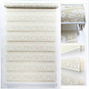 Neoclassical Fancy Spun Gold Jacquard Beige Floral Sheer Shade