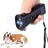 New Ultrasonic Dog Chaser Aggressive Attack Repeller Trainer LED Flashlight training Repeller Control Anti Bark Barking