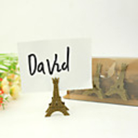 Nice Effel Tower Place ard Holder (Set of 3)