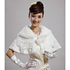 Nice Faux Fur With Lace Wedding/Evening Shawl/Wrap