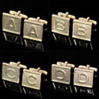 Nice Initial Cufflinks