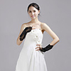 Nice Satin Fingerless Elbow Length Evening/Party Gloves