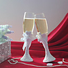 Nice Toasting Flutes With Resin Base