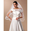Nice Two-tier Fingertip Wedding Veil(More Colors)
