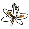 North American-Style Characteristic 3 Light Pendant In Pentagram Shape