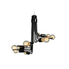 North American-Style Characteristic 6 Light Pendant In Black
