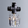 North American-Style Characteristic Retro 1 Light Pendant In Pipe Design