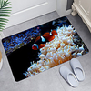 Ocean Fish Series Digital Printing Floor Mat Modern Bath Mats Nonwoven / Memory Foam Novelty Bathroom Lightinthebox
