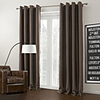 (One Panel) Brown Solid Blackout Curtains