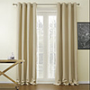 (One Panel) Classic Beige Solid Blackout Curtains