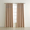 (One Panel) Classic Embossed Stripe Room Darkening Curtain