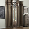 (One Panel) Classic Faux Bamboo Fiber Room Darkening Curtains