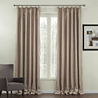 (One Panel) Classic Jacquard Curve Blackout Curtains