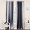 (One Panel) Classic Jacquard Geometric Room Darkening Curtain
