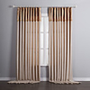 (One Panel) Classic Linen Energy Saving Curtain