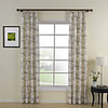 (One Panel) Classic Print Words Energy Saving Curtain