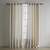 (One Panel) Classic Solid Beige Polyester Energy Saving Curtain
