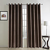 (One Panel) Classic Solid Embossed Polyester Blackout Curtain
