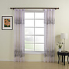 (One Panel) Classic Worldwide Landmarks Sheer Curtain
