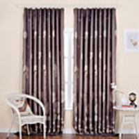 (One Panel) Country Print Dandelion Energy Saving Curtain
