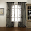 (One Panel) Embroidery Small Sunflower Sheer Curtain