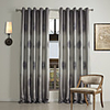 (One Panel) Grommet Top Traditional Geometric Print Blackout Curtain