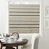 (One Panel) Minimalist Dark Colors Stripe Coffee Curtain