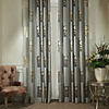 (One Panel) Modern Flower in Rectangular Area Sheer Curtain