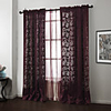 (One Panel) Modern Geometric Hollow Out Energy Saving Curtain with Sheer Set