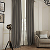 (One Panel) Modern Grey Jacquard Eco friendly Curtain