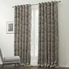 (One Panel) Modern Jacquard Geometric Lined Curtain