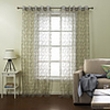 (One Panel) Modern Novelty Circles Sheer Curtain
