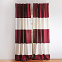 (One Panel) Modern Piecing Thermal Curtain