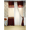 (One Panel) Modern Polyester Chenille Lined Curtain