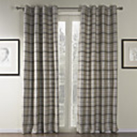 (One Panel) Modern Polyester Stripe Energy Saving Curtains