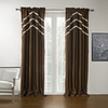 (One Panel) Modern Solid Brown Blackout Curtains