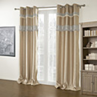 (One Panel) Modern Solid Room Darkening Curtains