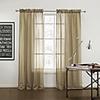 (One Panel) Modern Stripe Cozy Sheer Curtain